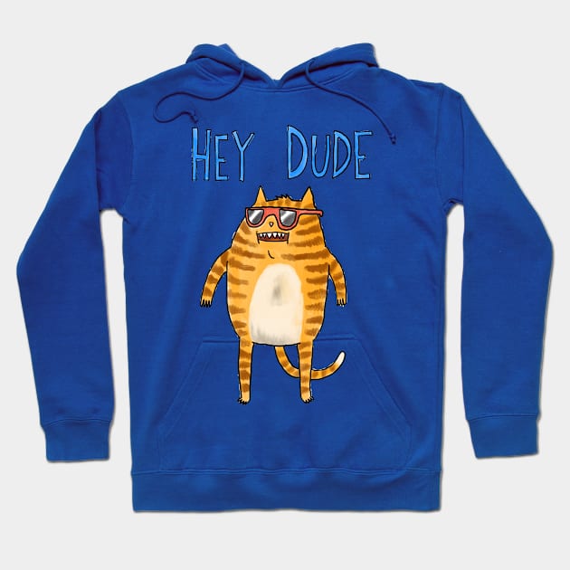 Hey Dude Hoodie by famousdinosaurs